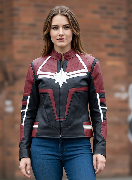 Captain Marvel Leather Jacket