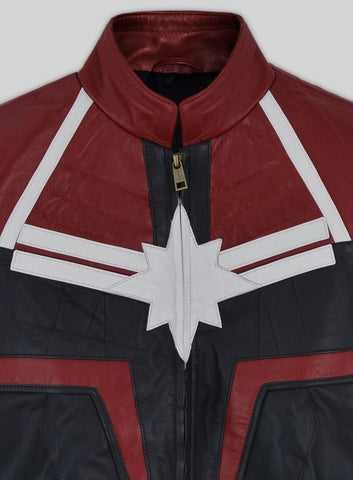 Captain Marvel Leather Jacket