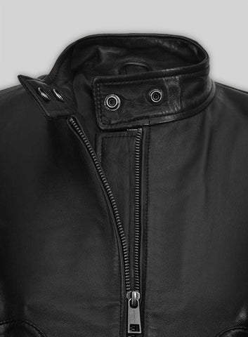 Carrie Anne Moss The Matrix Resurrections Leather Jacket