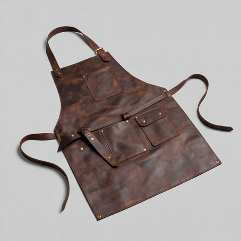 Firepit Sizzle Grill Leather Apron