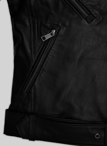 Dianna Agron Leather Jacket #2