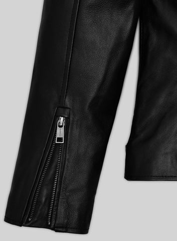 Dianna Agron Leather Jacket #2