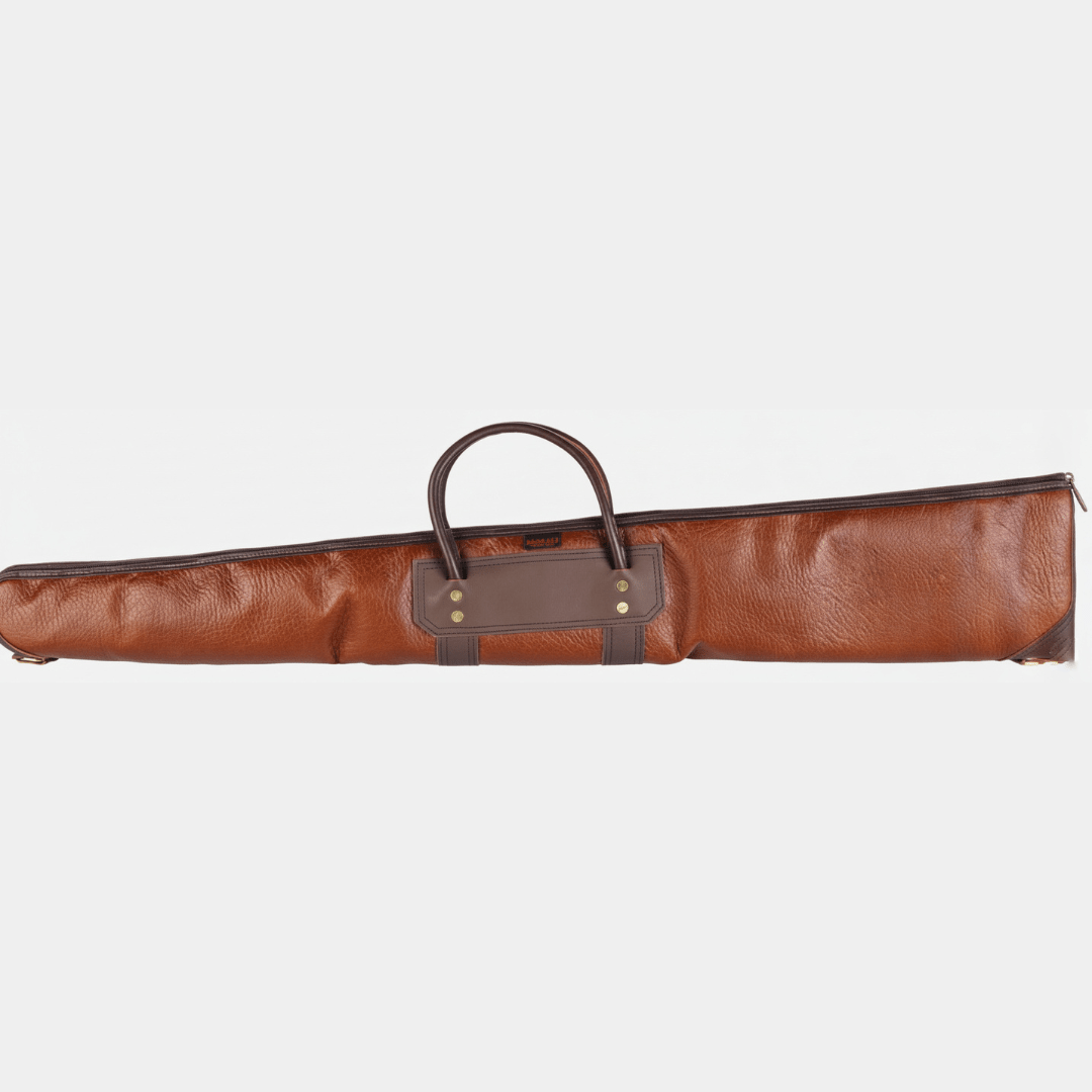 Federal/Duluth Pack Bison Leather Shotgun Case, Brown - Leather Clan