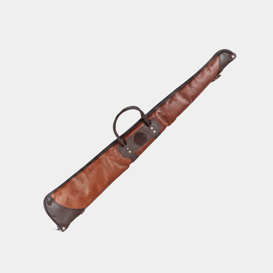 Federal/Duluth Pack Bison Leather Shotgun Case, Brown - Leather Clan