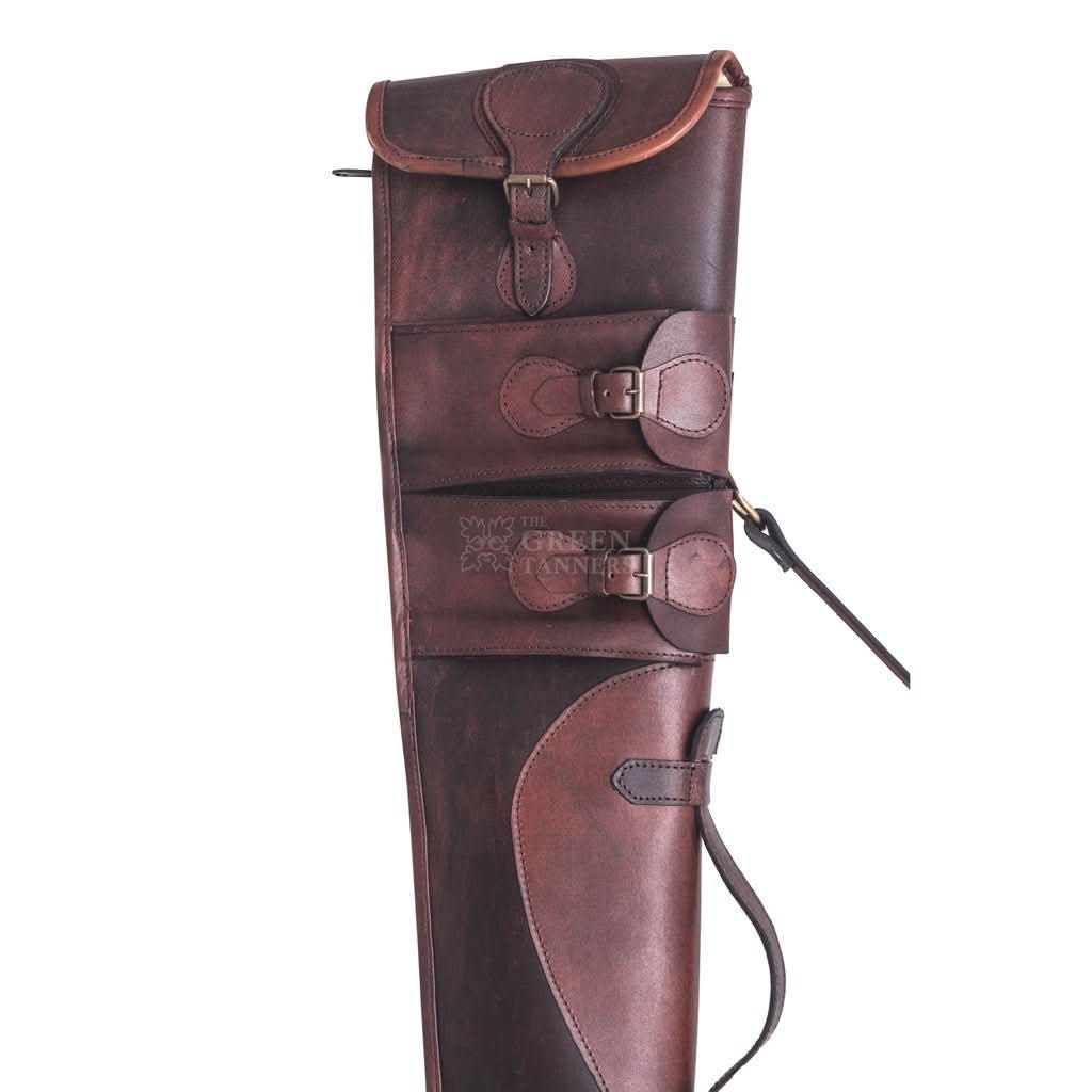 Handmade Premium Leather Shotgun Case - Leather Clan