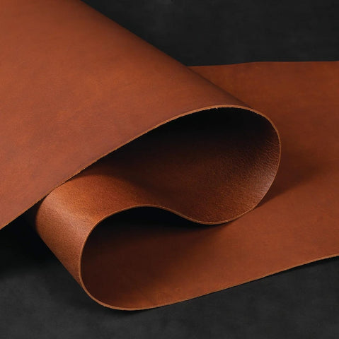Buffalo Leather Log Carrier | Handcrafted Firewood Tote