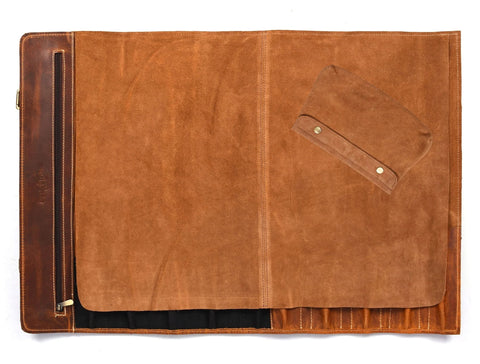 Torino Ranch Leather Chef Knife Roll
