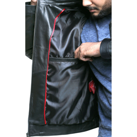 Leather Clan X-Men: Wolverine Logan Hugh Jackman Sheep Leather Jacket (Racer Jacket)