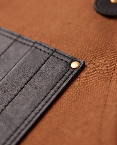 Brown Canvas Crossbody Blacksmith Apron