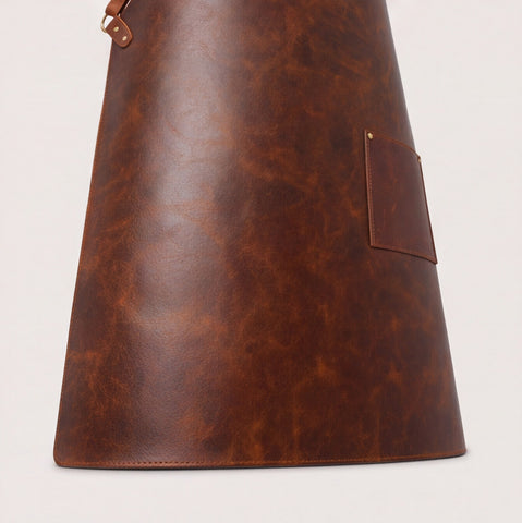 Heritage Classic Leather Barista Apron