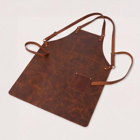 Heritage Classic Leather Barista Apron