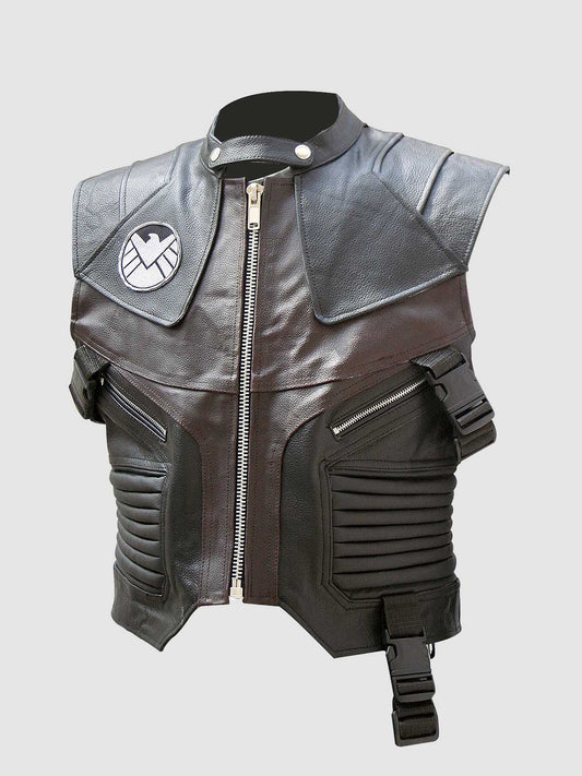 Men's Biker Leather Vest – Motorcycle Casual Style
