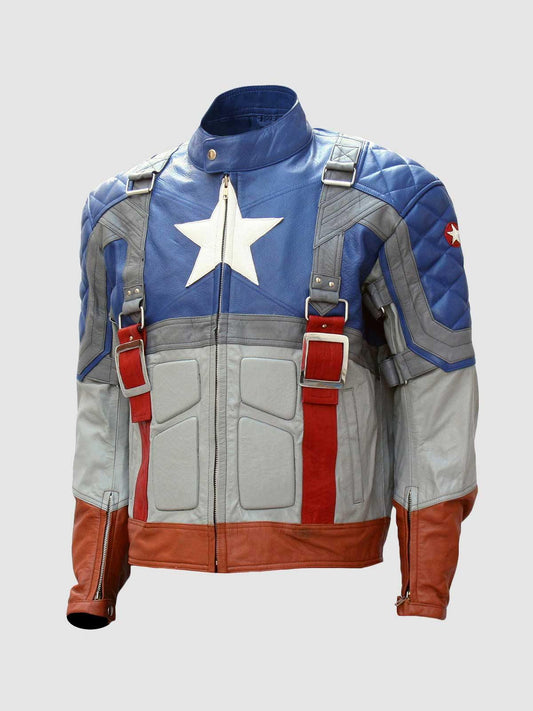 Men's Biker Leather Jacket – Motorcycle Casual Style