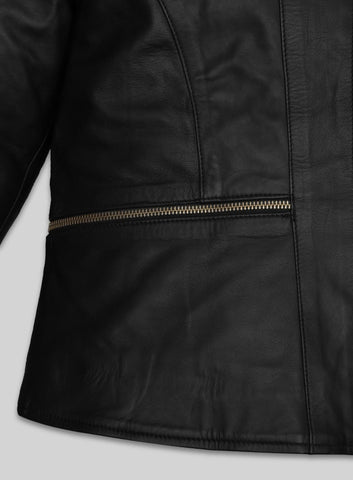 Morena Baccarin Last Looks Leather Jacket