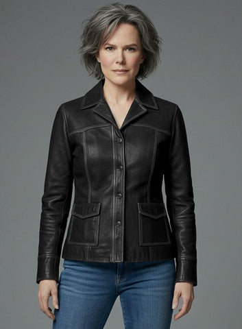 Nicole Kidman Destroyer Leather Jacket
