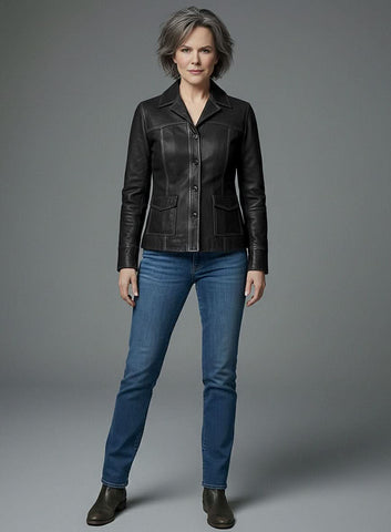 Nicole Kidman Destroyer Leather Jacket