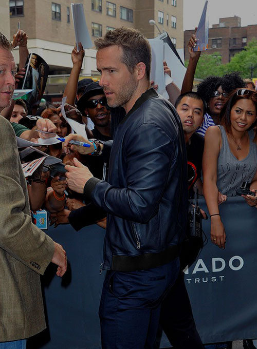 Ryan Reynolds Leather Jacket #2