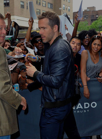 Ryan Reynolds Leather Jacket #2