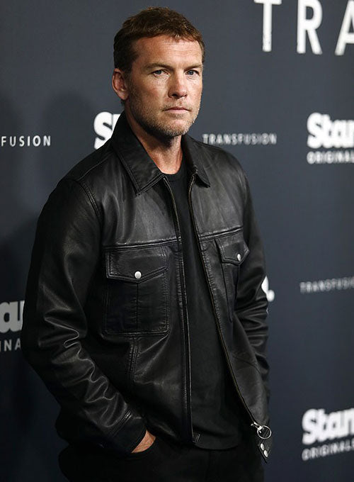 Sam Worthington Leather Jacket #2