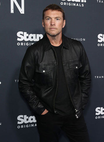Sam Worthington Leather Jacket #2