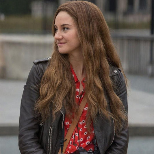 Shailene Woodley Snowden Leather Jacket