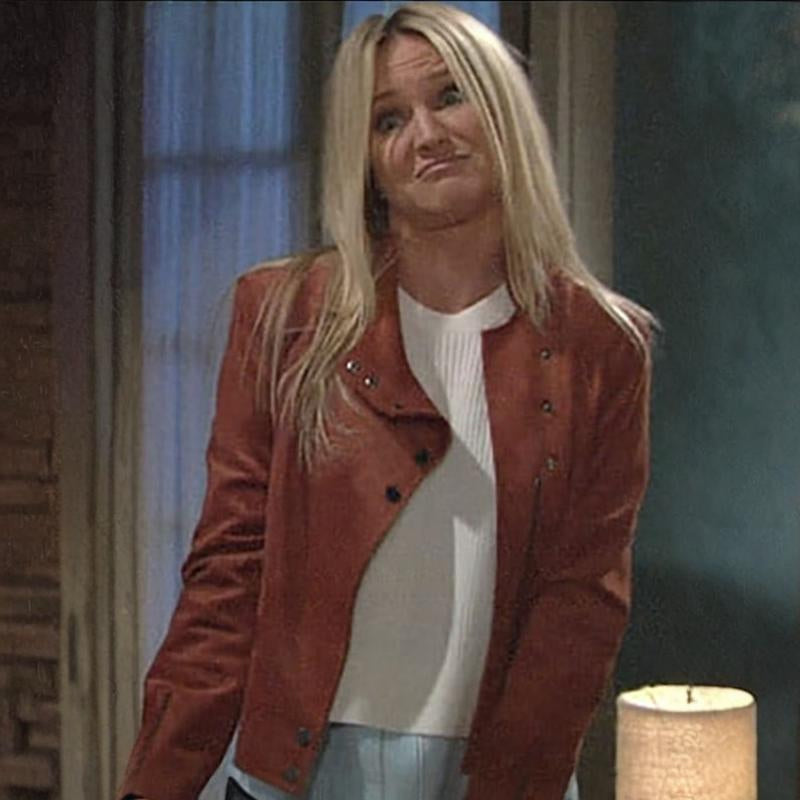 Sharon Case The Young and The Restless Leather Jacket