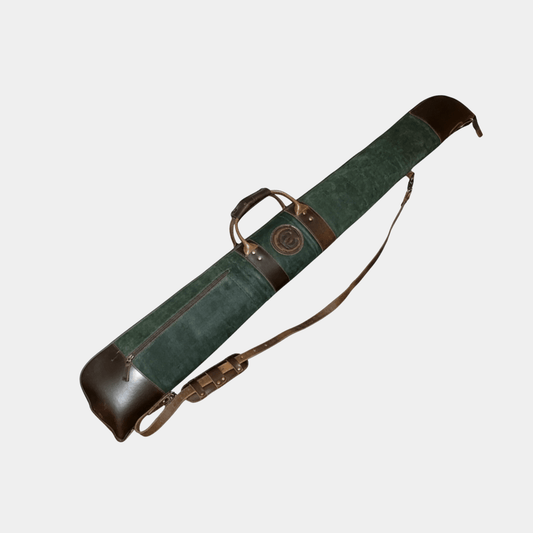 Shotgun Green Leather Case - Leather Clan