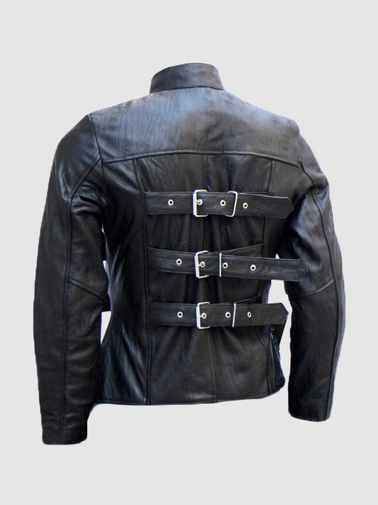 Men's Black Trench Leather Coat – Longline Winter Style