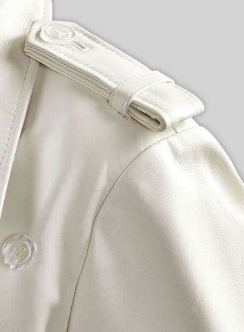 Vanessa Kirby Mission Impossible Fallout Leather Long Coat