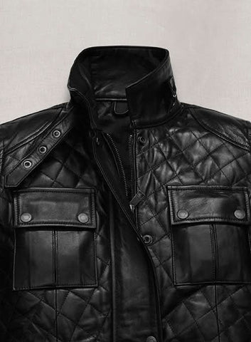 Victoria Beckham Leather Trench Coat