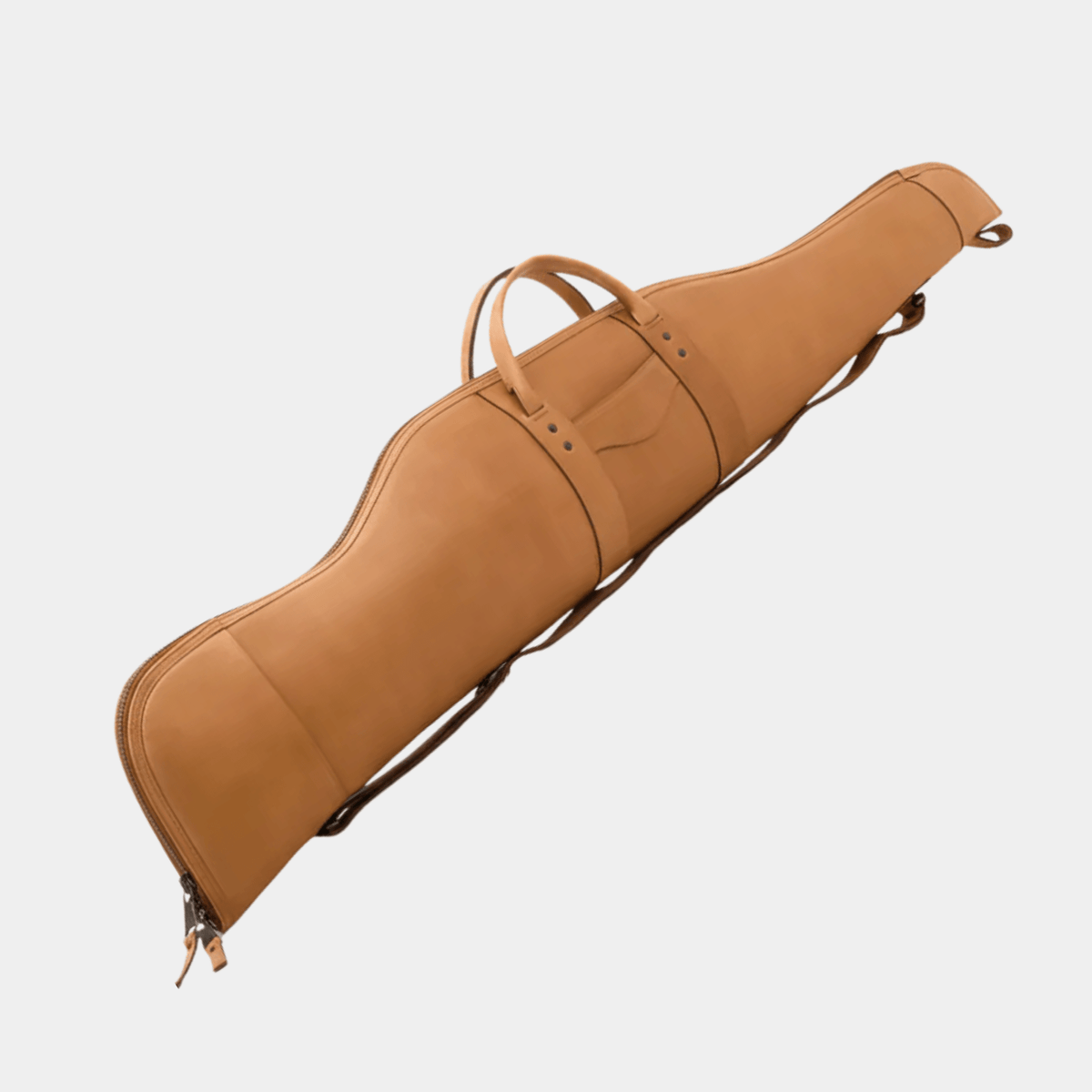 White Wing Leather Hunting Rifle Case - Leather Clan