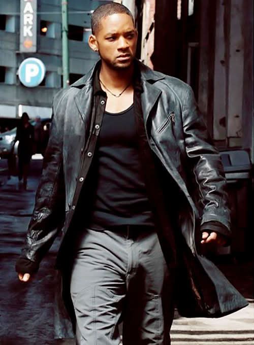 Will Smith I Robot Leather Coat
